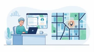 Website für kleine Unternehmen mit Leistungen und Kontakt